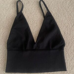 Free People Black Bralette
